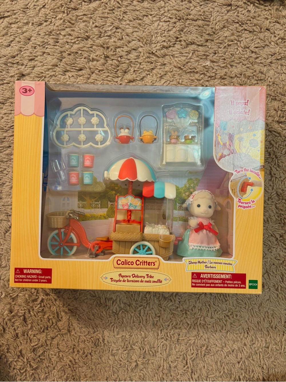 Calico Critters Popcorn Trike Playset